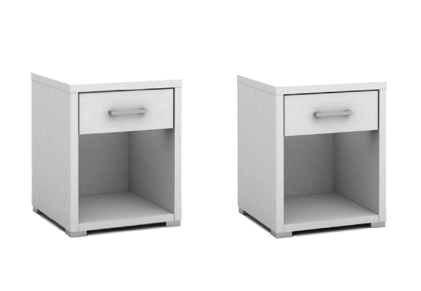 Set of Two Polo Bedside Tables