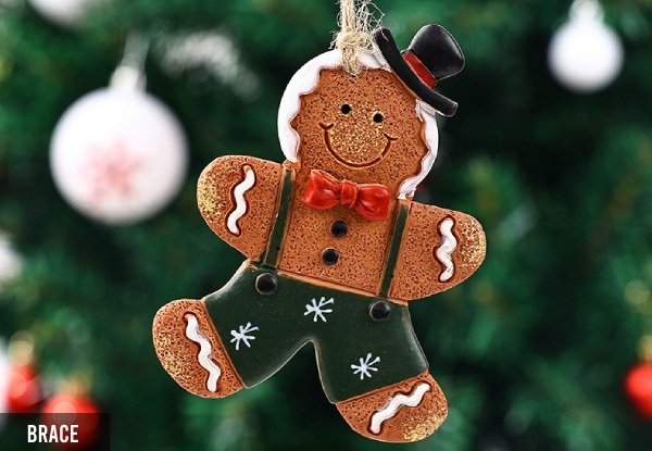 Two-Pack Gingerbread Man Christmas Party Decoration - 15 Styles Available