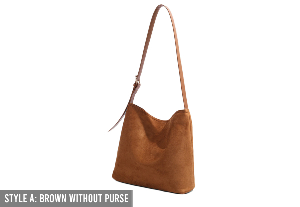 Suede Bucket Bag Tote Bag Range - Available in Six Options