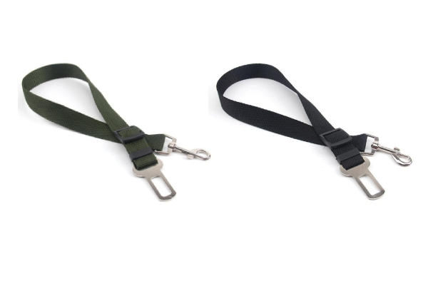 Adjustable Dog Safety Car Seat Belt Harness - Available in Ten Colours
