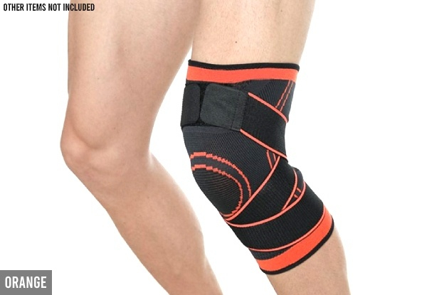 Sports Pressurised Elastic Knee Pad - Four Colours Available & Option for Two