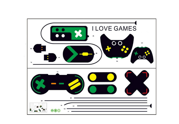 DIY Gaming Wall Sticker - Option for Two and Free Delivery
