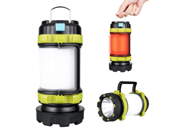 Rechargeable Camping LED Lantern Flashlight with Power Bank