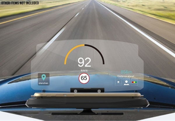 Auto Car HUD Head Up Display GPS Navigation Projector - Option for Two