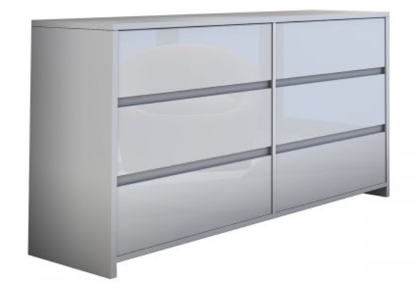Six-Drawer Storage Cabinet