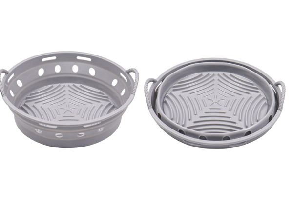 Foldable Silicone Air Fryer Pot Liner - Available in Four Colours, Two Options & Option for Two