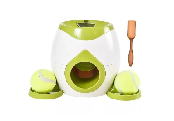 Dog Ball Launcher with Food Dispenser - Two Colours Available