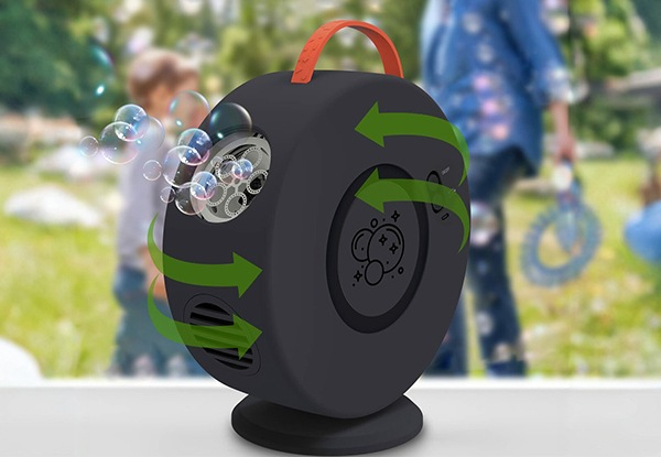 Kid's Rotatable Electric Bubble Machine - Two Colours Available