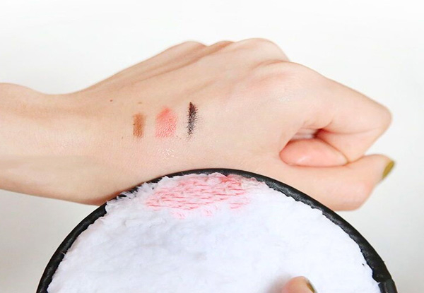Three-Piece Microfiber Makeup Remover Pads - Option for Six-Piece