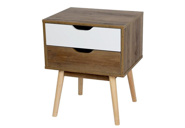 Liberty Askim Two-Drawer Bedside Table