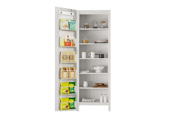Over The Door Hanging Pantry Organiser - Available in Two Colours & Option for Two-Pack