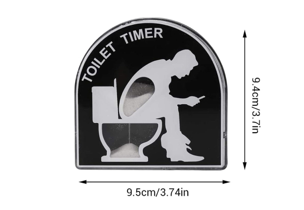 Funny Five-Minute Toilet Timer - Two Styles Available