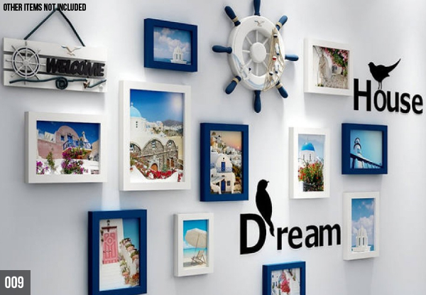 Photo Frame Wall Decoration Set Range - Two Options Available