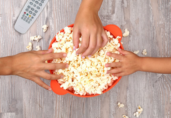 Collapsible Microwave Silicone Popcorn Maker - Option for Two