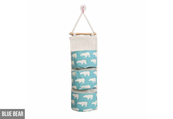 Two-Pack of Kids Hanging Storage Bags - Six Options Available with Free Delivery
