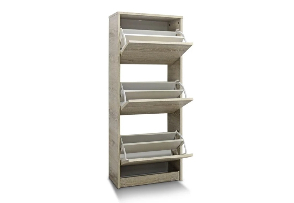 Contemporary Sleek Design Shoe Cabinet - Two Options Available