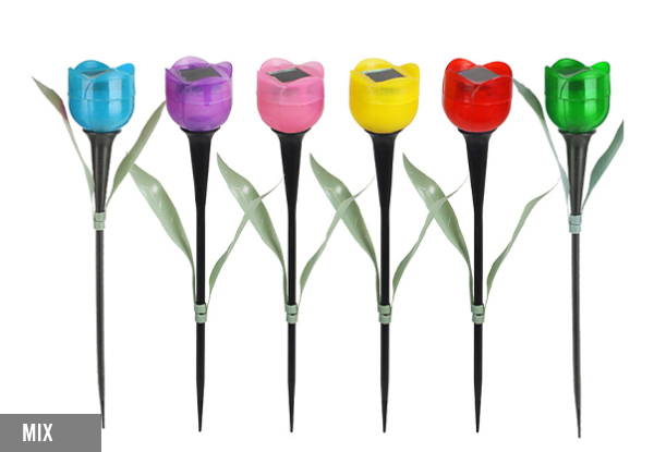 Tulip Garden Solar Light - Seven Options Available
