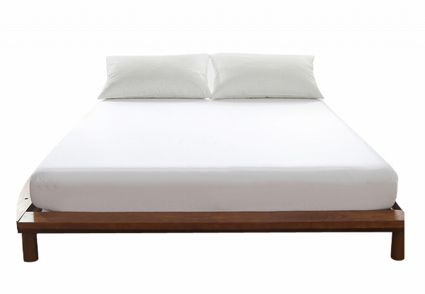 DreamZ Fitted Water-Resistant King Mattress Protector with Bamboo Fibre Cover