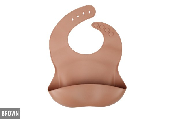 Silicone Bibs for Kids - Five Colours Available
