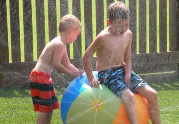 Inflatable Sprinkler Beach Ball