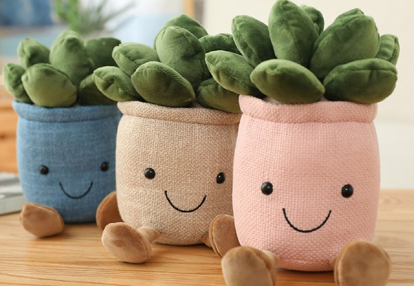Succulent Plushie - Three Colours Available