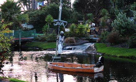 $8 for 18 Holes of Mini Golf on the Captain's Course or Blackbeard's Course, or $16 to Play Both - All Courses Have Been Upgraded