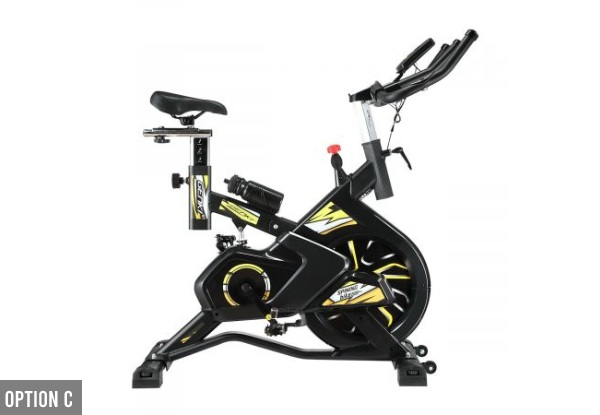 Spin Bike with Adjustable Magnetic Resistance - Three Options Available