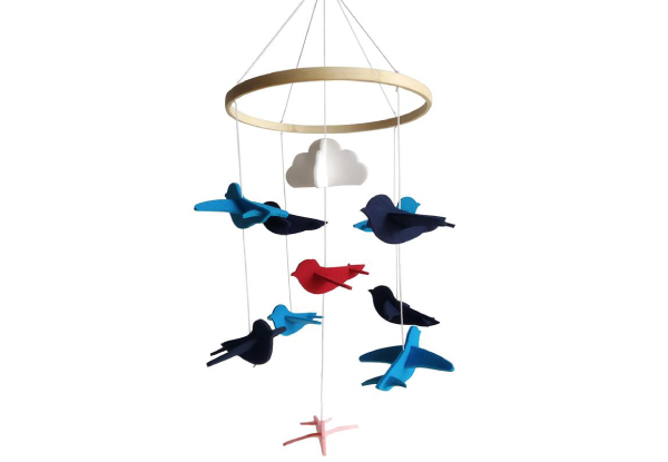 Bird Shape Felt Mobile with Free Delivery