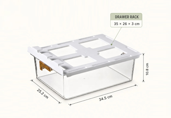 Under-Shelf Drawer Pull Out Organiser