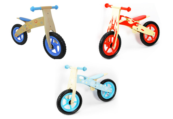 Wooden Balance Bike - Three Designs Available