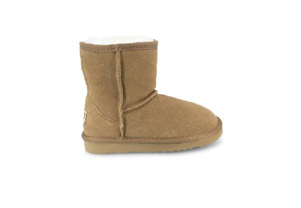 Ugg Roughland Water-Resistant Kids Short Suede Classic Sheepskin Boots- Six Sizes Available