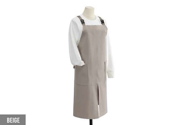 Water-Resistant Overall Kitchen Apron - Four Colours Available