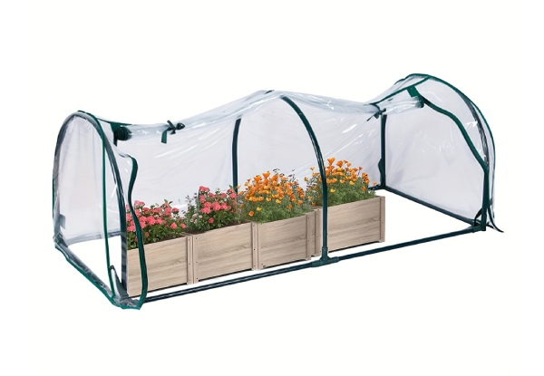 Complete Greenhouse Flower Garden Shed with Frame Cover - Two Styles Available