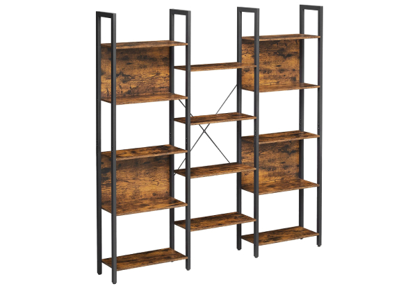 Vasagle Bookshelf Bookcase with 14 Storage Shelves