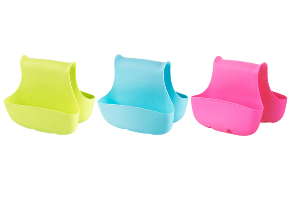Four-Pack Kitchen Sink Caddy Sponge Holder - Three Colours Available