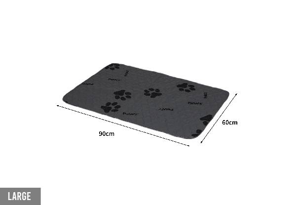 Two-Pack PaWz Reusable Dog Training Pad - Available in Four Sizes & Option for Four-Pack