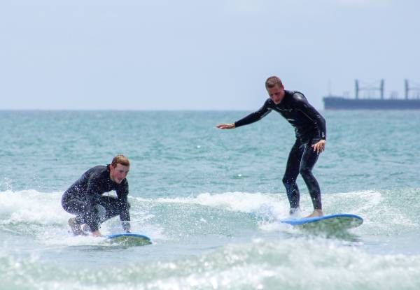 90-Minute Private Surf Lesson for One Person - Option for Two People