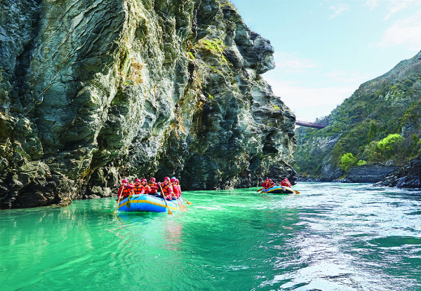 Four-Hour Kawarau River Jet Boat & White Water Rafting Experience for One Person - Options for up to Eight People