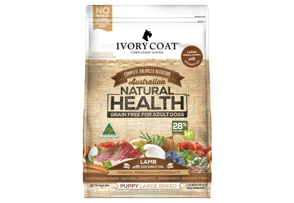 Carton of Four 2kg Ivory Coat Dry Dog Food Range - Six Flavours Available