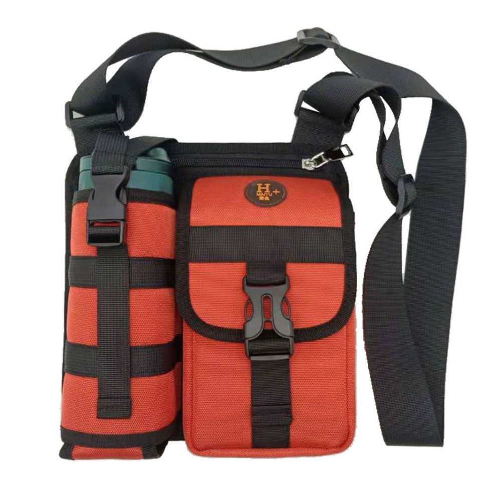 Crossbody Sling Shoulder Bag with Water Bottle Holder - Seven Colours Available