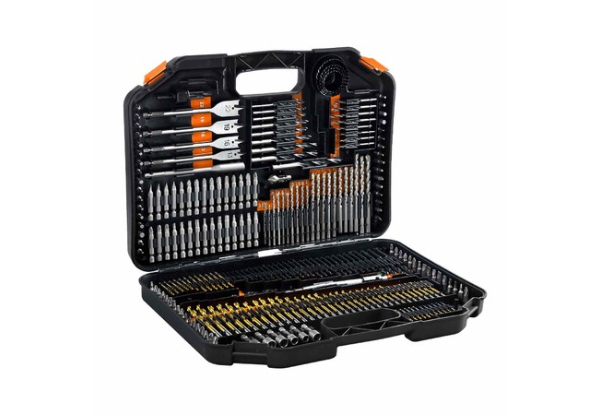 246-Piece HSS Drill Bit Set