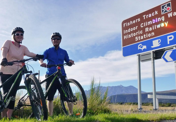Tongariro Mountain Bike Adventure incl. Bike Rental, Bike Helmet, Map & Return Shuttle to My Kiwi Adventure