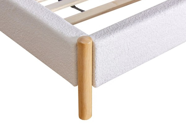 Tokoroa Fabric Queen Bed Frame