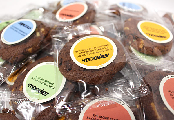 12 Mookies Cookies - The Deliciously Motivating Cookie - Options for up to 50 Cookies