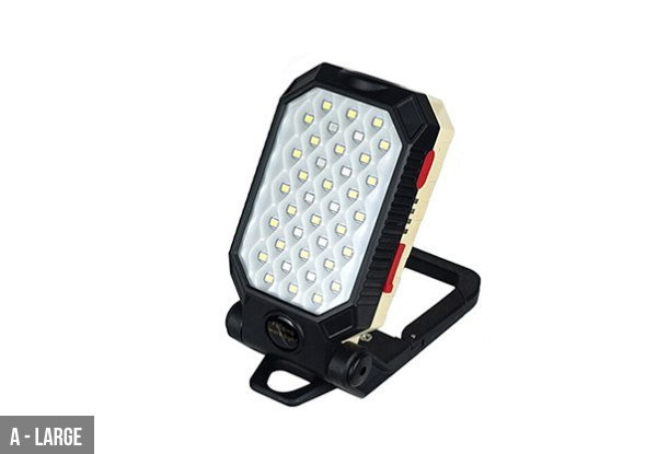 LED COB Magnetic Work Light - Two Options & Two Sizes Available