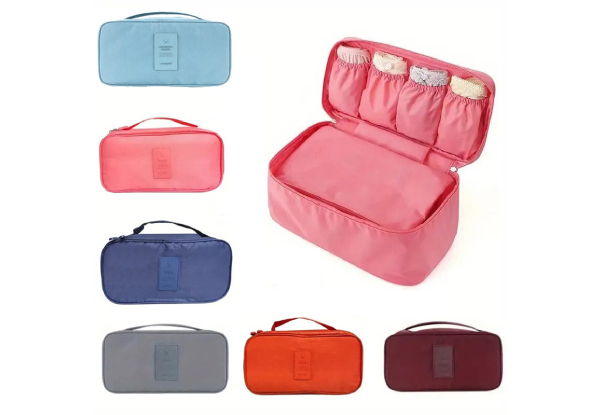 Lightweight Underwear Travel Storage Bag - Available in Six Colours