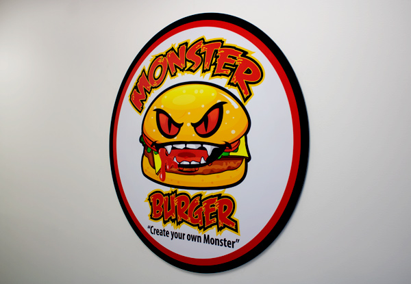 Original Monster Burger & Fries for One Person for Grand Opening - Options for up to Five People