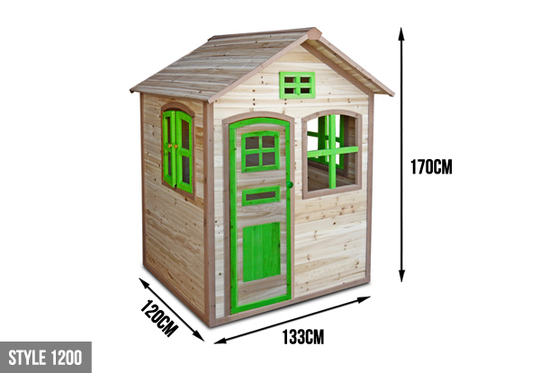 Wooden Children's Playhouse - Two Options Available