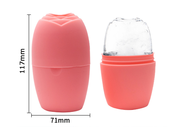 Silicone Beauty Face Ice Roller Mould - Available in Seven Colours & Option for Two-Pack