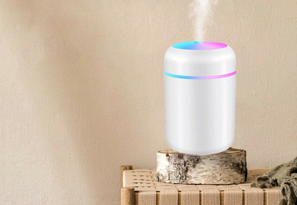 USB Car Mist Humidifier with Light - Available in Three Colours & Option for Two